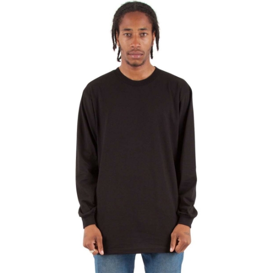 Custom Unisex Active Long Sleeve T-Shirt Black