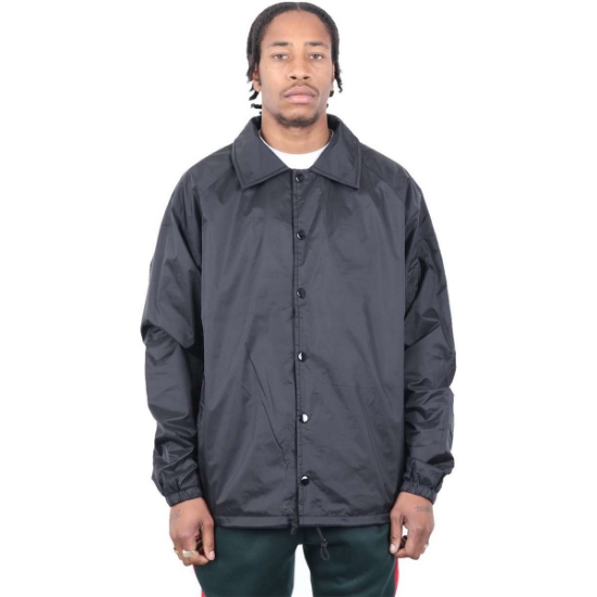 Custom Unisex Coaches Jacket Black