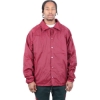 Custom Unisex Coaches Jacket Burgundy