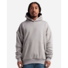 Custom Unisex Garment-Dyed Double Layer Reversible Hooded Sweatshirt Fog Grey