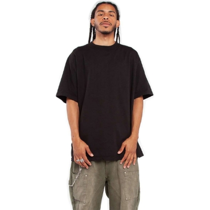 Custom Unisex Max Heavyweight Garment-Dyed T-Shirt Black