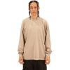 Custom Unisex Max Heavyweight Garment-Dyed Long Sleeve T-Shirt Oatmeal