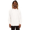 Custom Unisex Max Heavyweight Garment-Dyed Long Sleeve T-Shirt White