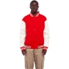 Custom Unisex Letterman Jacket Red/ White
