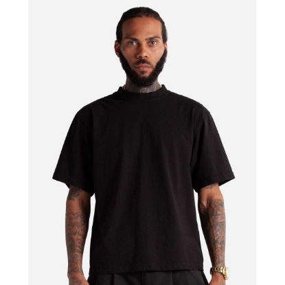 Custom Unisex Max Heavyweight Cropped T-Shirt Black
