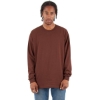Custom Unisex Max Heavyweight Long Sleeve T-Shirt Brown