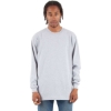 Custom Unisex Max Heavyweight Long Sleeve T-Shirt Heather Grey