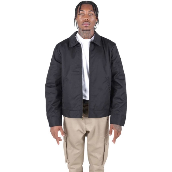 Custom Unisex Mechanic Jacket Black