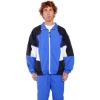 Custom Unisex Nylon Track Jacket Royal