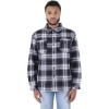 Custom Unisex Plaid Jacket Black