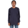 Custom Unisex Heavyweight Thermal Long Sleeve T-Shirt Navy