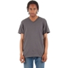 Custom Unisex V-Neck T-Shirt Dark Grey
