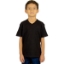 Custom Youth V-Neck T-Shirt Black