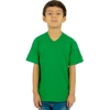 Custom Youth V-Neck T-Shirt Kelly Green