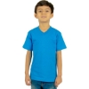 Custom Youth V-Neck T-Shirt Turquoise