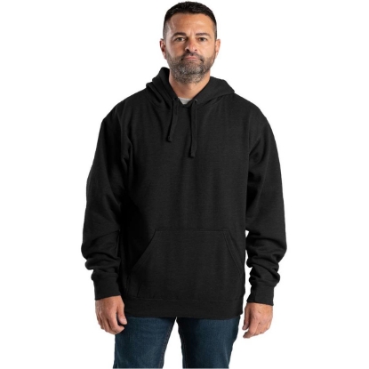 Custom Mens Signature Sleeve Hooded Sweatshirt Black