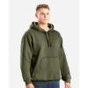 Custom Mens Heritage Zip Pocket Hooded Sweatshirt Cedar Green