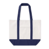 Promotional Large TJ Canvas Tote Bag Navy Blue B709
