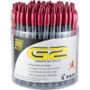 Promotional G2® Premium Gel Roller Pen - 72 Count Tub Smoke barrel /Burgundy accents/Burgundy ink I5609