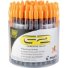 Promotional G2® Premium Gel Roller Pen - 72 Count Tub Smoke barrel /Orange accents/Orange ink I5609