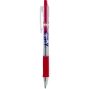 Promotional EasyTouch® Retractable Pen Clear barrel / Red accents / Red ink IEZR