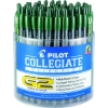Promotional G2 Collegiate Tubs Smoke barrel, Hunter Green Ink 72pc Tub 4302I-WHI-4302I