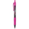 Promotional G2® Premium Gel Roller Pen (0.7mm) Smoke tinted barrel / Pink accents / Pink ink G27-BLP