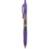 Promotional G2® Premium Gel Roller Pen (0.7mm) Smoke tinted barrel / Purple accents / Purple ink G27-BLP