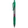 Promotional G2® Premium Gel Roller Pen (0.7mm) Smoke tinted barrel / Green accents / Green ink G27-YEL-IG2-7