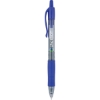 Promotional G2® Premium Gel Roller Pen (0.7mm) Smoke Tinted barrel / Iris Blue accents /Iris Blue ink G27-YEL-IG2-7