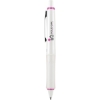 Promotional Acroball® PureWhite Advanced Ink Pen (0.7mm) White barrel / Pink accent / Black ink IAWB