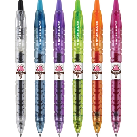 Custom B2P Colors Gel Roller Pen - 4 Color Label with Logo IB2C