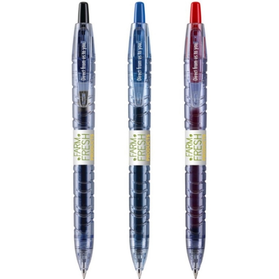 Custom B2P Bottle 2 Pen Gel Roller Pen - 4 Color Label with Logo IB2P