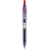 Promotional B2P Bottle 2 Pen Gel Roller Pen - 4 Color Label Translucent blue barrel / Red accent / Red ink IB2P