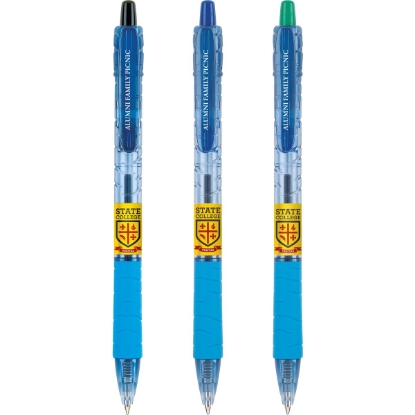 Custom B2P Bottle 2 Pen Ball Point Pen - 4 Color Label with Logo IB2R