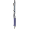 Promotional Dr. Grip® Center Of Gravity Advanced Ink Pen Silver barrel / Blue accent / Black ink IBDGC