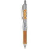 Promotional Dr. Grip® Center Of Gravity Advanced Ink Pen Silver barrel / Orange accents / Black ink IBDGC