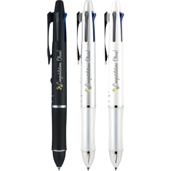 Custom Dr. Grip® 4+1 Multi-Function Pen and Mechanical Pencil with Logo ID5F