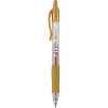 Promotional G2 Metallics® Gel Ink Pen Clear barrel / Gold metallic accents / Gold metallic ink IG2M