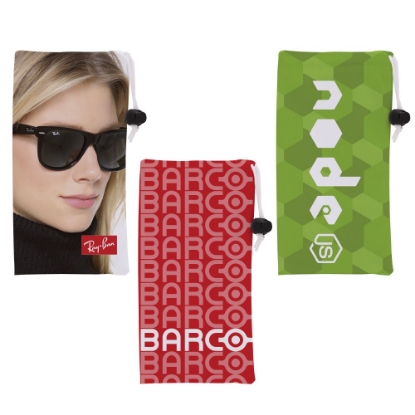 Dye-Sublimated Microfiber Sunglass Pouch