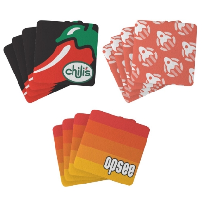 Kings Dye-Sublimated Felt Coasters (Set of 4)