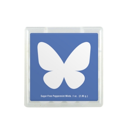 Peppermint Flavored Mints in 1 3/4" x 1 3/4" Square Dispenser