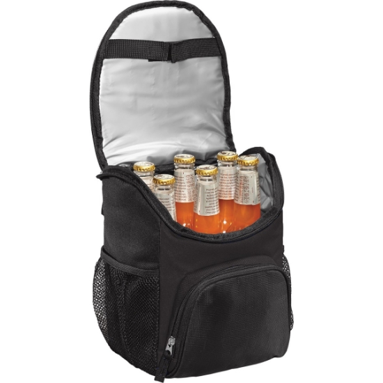 Custom OGIO - Chill 6-12 Can Cooler. Black