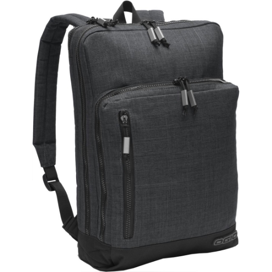 Custom OGIO Sly Pack. Heather Grey