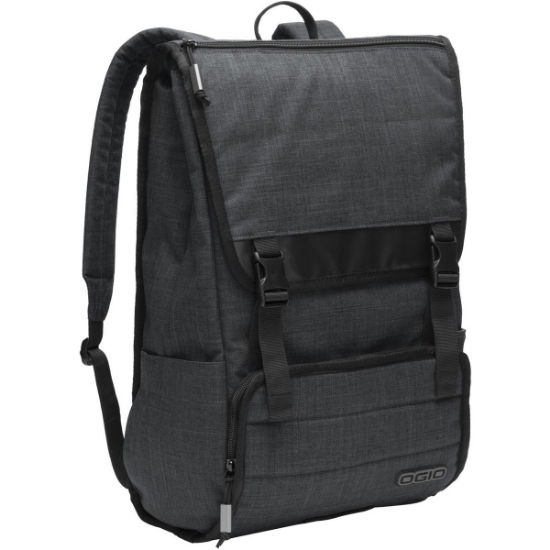 Custom OGIO Apex Rucksack. Heather Grey
