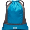 Custom OGIO Pulse Cinch Pack. Cobalt Blue/Black