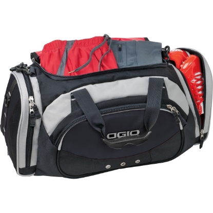 Custom OGIO - All Terrain Duffel. Black/Gray