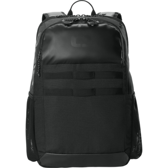 Custom OGIO Base Pack Blacktop Black